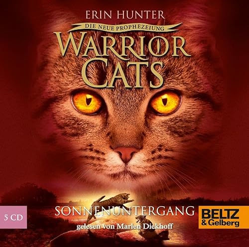 Warrior Cats - Die neue Prophezeiung. Sonnenuntergang: II, Folge 6, gelesen von Marlen Diekhoff, 5 CDs in der Multibox, 6 Std. 6 Min. von Beltz